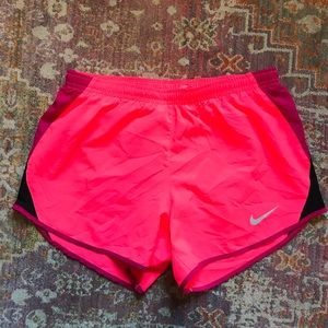 Nike Pink Black Running Shorts Women's Size XS
